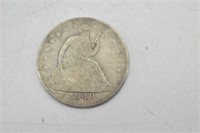1848 O Seated Liberty Silver Half Dollar G