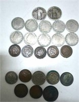 Flying Eagle Quarters, V Nickels, Indian Heads