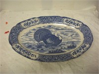 Ceramic Turkey Platter, 20 inch