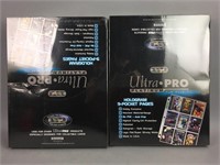 (2) Ultra Pro 9 Pocket Card Pages