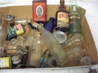 Advertisement Bottles and Tins