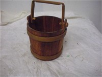 Wooden Pickle Pail, 6 inches Tall