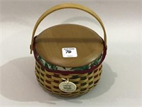 2003 Longaberger Tree Trimming Melody Basket w/