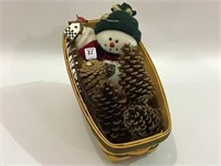 1997 Longaberger Sleigh Basket (Med. Veg) w/