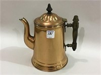 Copper Coffee Pot (9 Inches Tall)