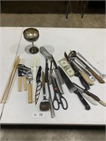 Kitchen Utensils - Knives, Can Opener, etc.