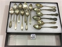 Collection of 14 Various Sterling Silver