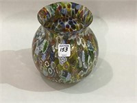Millifori Art Glass Vase (6 Inches Tall)