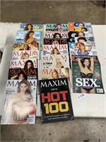 Maxim, Sports Illustrated Swimsuit, GQ, etc mags