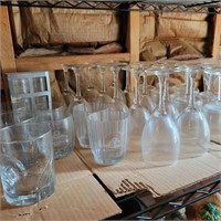 Various glasses & goblets