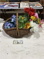 Basket & Flowers