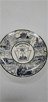 3 Vintage US State Collector Plates - Smiles