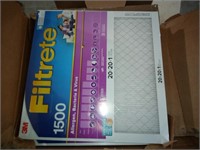 4 pk. 3 M filtrete HVAC filters 20 x 20 x 1