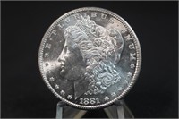 1881-S Uncirculated + Morgan Dollar AWESOME!