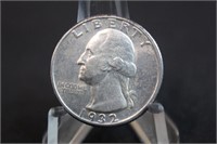 1932-D Key Date Washington Silver Quarter