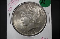 1922-D U.S. Silver Peace Dollar