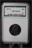 1977-S Proof 70 DCAM Quarter Certified