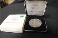 1992 1oz .999 Pure Silver Eagle