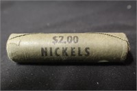 Old Roll of Jefferson Nickels