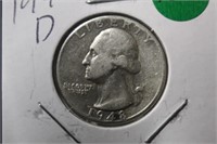 1948-D Washington Silver Quarter