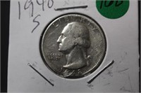 1948-S Washington Silver Quarter