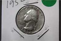 1952 Washington Silver Quarter