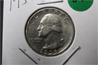 1956 Washington Silver Quarter