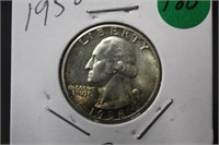 1958 Uncirculated Washington Silver Quarter