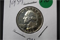 1959 Uncirculated Washington Silver Quarter