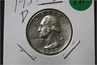 1959-D Washington Silver Quarter