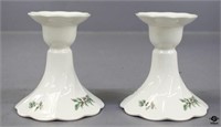 Nikko Porcelain Candle Holders