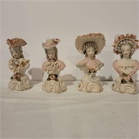 Vintage Cordey Cybus China Company porcelain busts