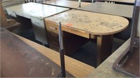 1- Metal Desk & 1 Wooden Desk