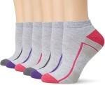 6 PAIRS FRUIT OF THE LOOM LADIES LOW CUT SIZE 4-10