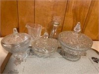 Lot of Candy Dishes and Others
