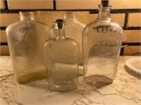 2 Warranted Flask, Old Quaker, 2 Water Bottles