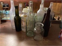 Bottles w/ Akron Ohio