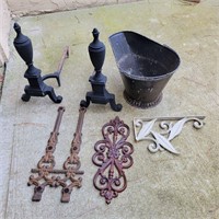 Various decorative cast iron