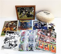 Autographed Football, Cards, and more