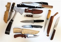 Large lot of Fixed Blade knives