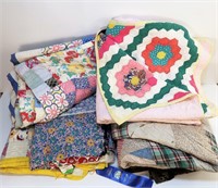 Large lot of Hand Made Quilts