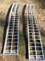 Pair of 7 ft aluminum ramps
