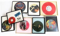 Framed Rock n Roll Records & More