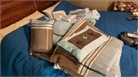 King bed set & extra linens