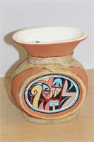 NATIVE AMERICAN MOTIFF VASE