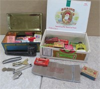 Matchbooks & Pipe Accessories- includes containers