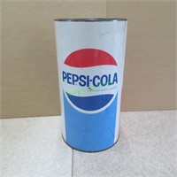 Pepsi-Cola Wastepaper Basket - Worn/Rust - 19"