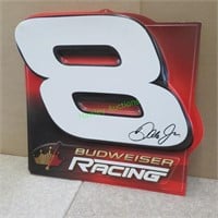 Dale Jr. Budweiser Racing Sign - Double Sided