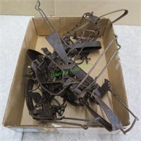 Victor Traps - 6 Items - Some w/Tags - Rusty