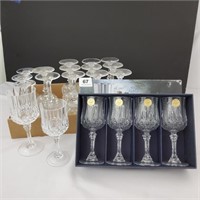 Crystal Stemware 20 Matching Pcs